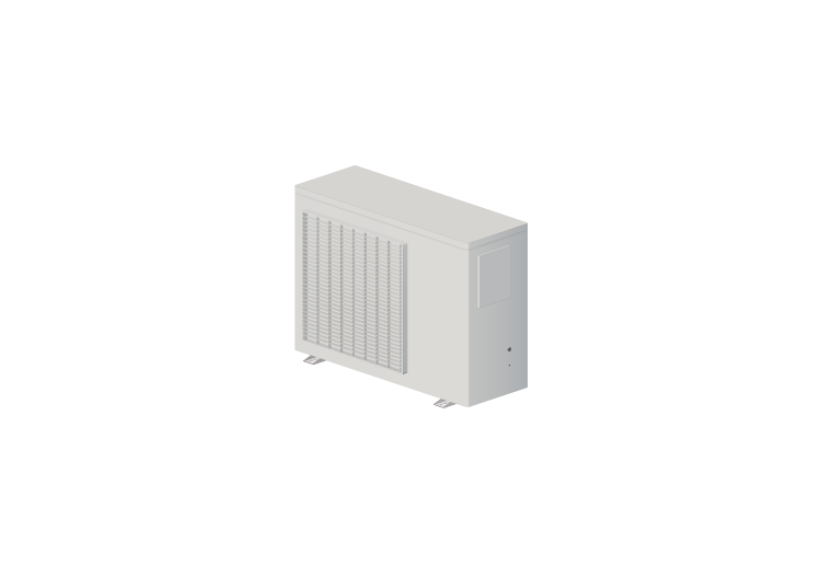 Reversible Heat Pump - air-air - 8kW - ACCA software Reversible Heat Pump - air-air - 8kW - ACCA software
