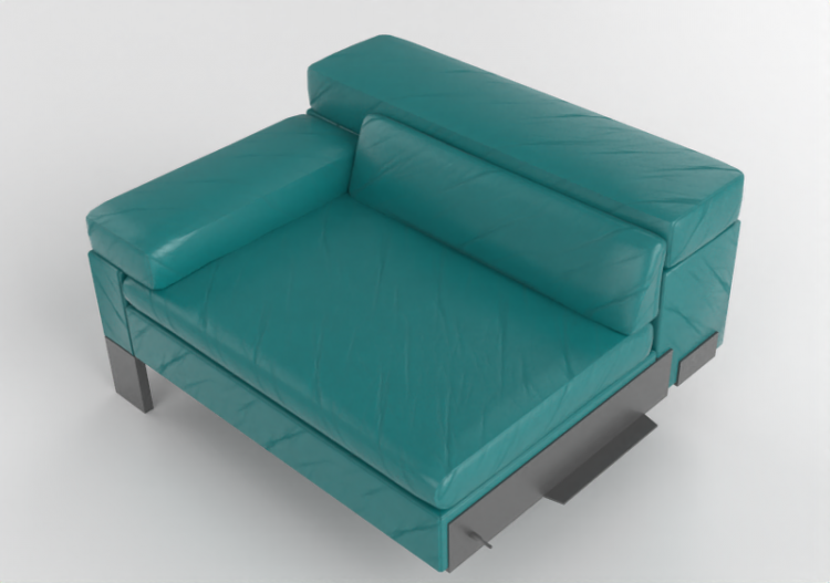 Poltronas y Sofás 3D - Sofá de piel - Jori - Shiva - BA110L...
