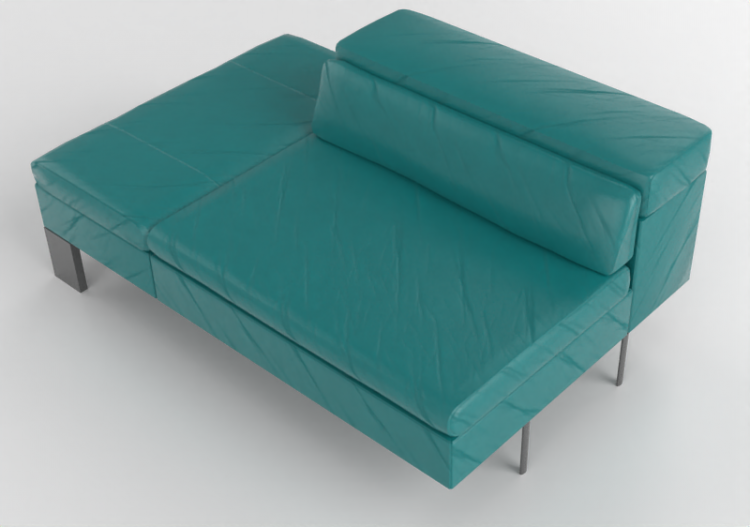 3D Sofa - Leather sofa - Jori - Shiva - BS150L - ACCA...