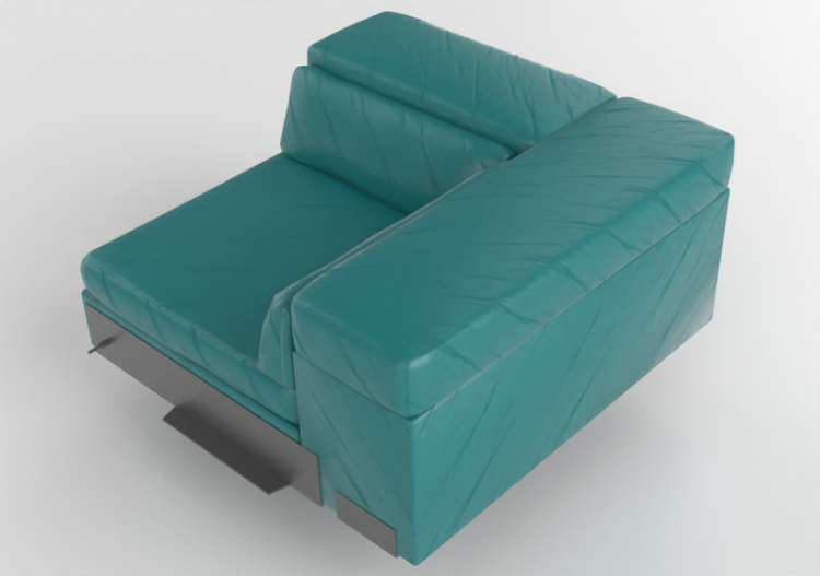 3D Sessel und Sofas - Ledersofa - Jori - Shiva - CE096 -...
