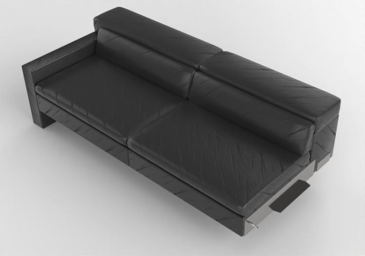 3D Sofa - Leather sofa - Jori - Shiva - BS204L - ACCA...