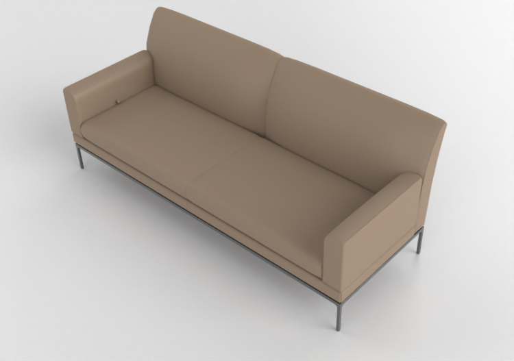 Poltronas y Sofás 3D - Sofá de piel - Jori - Glove Pure -...