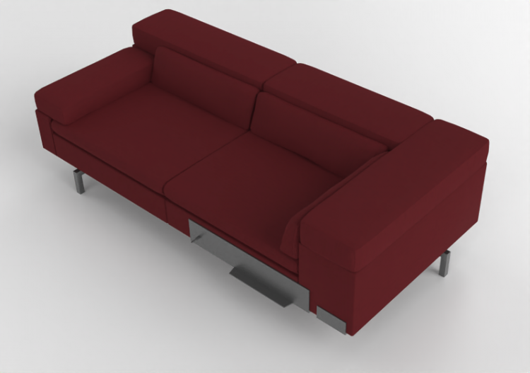 3D Sessel und Sofas - Stoffsofa - Jori - Shiva - B16LXM -...
