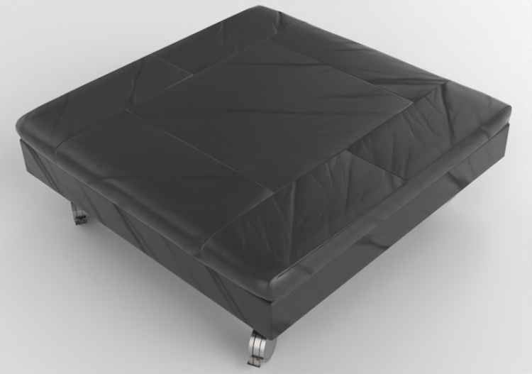 Divans 3D - Pouf en cuir - Jori - Shiva - F120120 - ACCA...