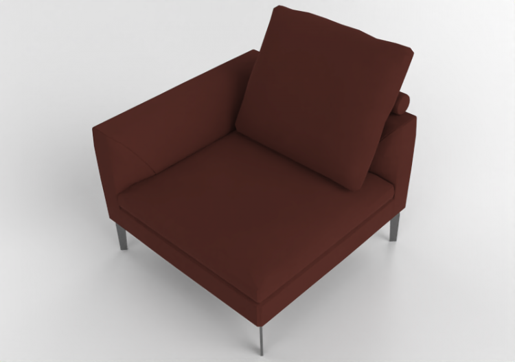 3D Sessel und Sofas - Ledersessel - Jori - Oryx - CE95 -...