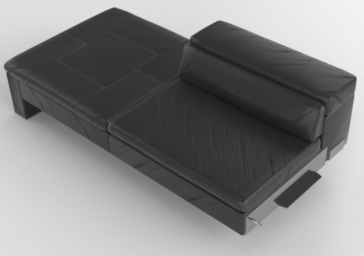 Chairs and Sofas 3D - Leather sofa - Jori - Shiva - BS192L...