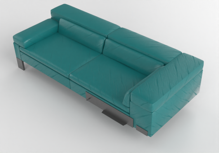 3D Sessel und Sofas - Ledersofa - Jori - Shiva - CS231L -...