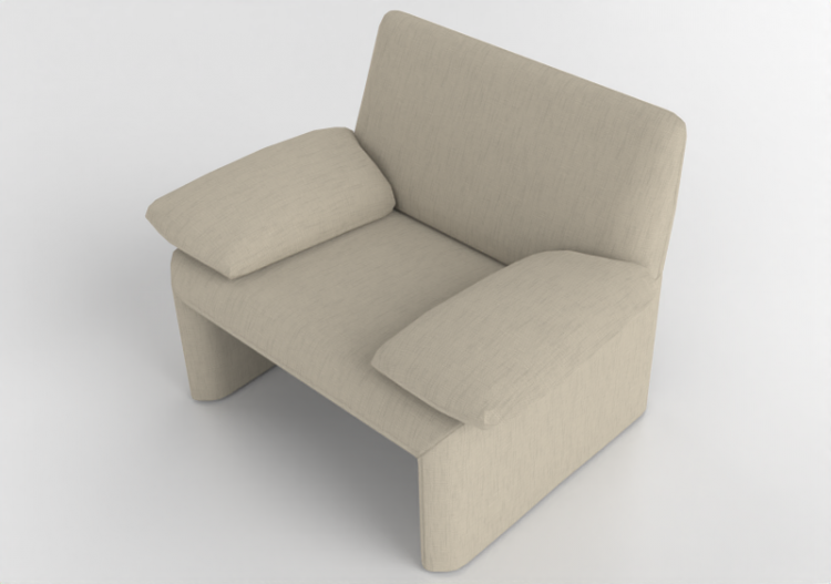 3D Sessel und Sofas - Stoffsessel - Jori - Linea - AC120 -...