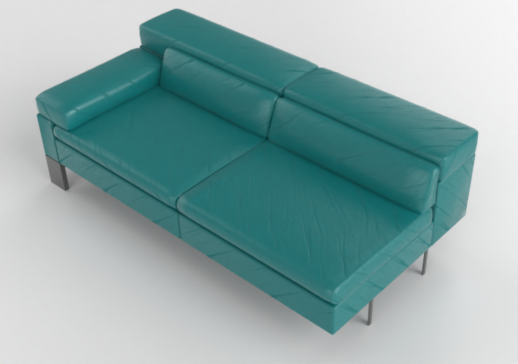 Poltronas y Sofás 3D - Sofá de piel - Jori - Shiva - BS185L...
