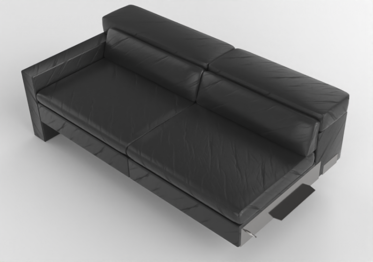 Divani 3D - Divano in pelle - Jori - Shiva - BS180L - ACCA...