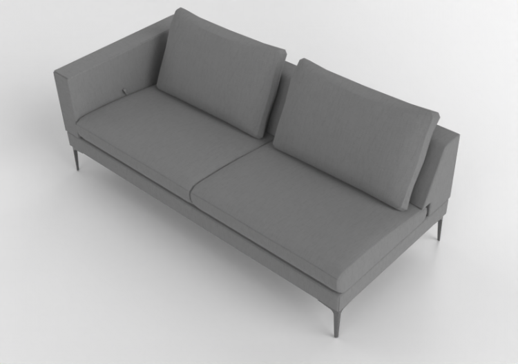 Poltronas y Sofás 3D - Sofá de tejido - Jori - Tigra...