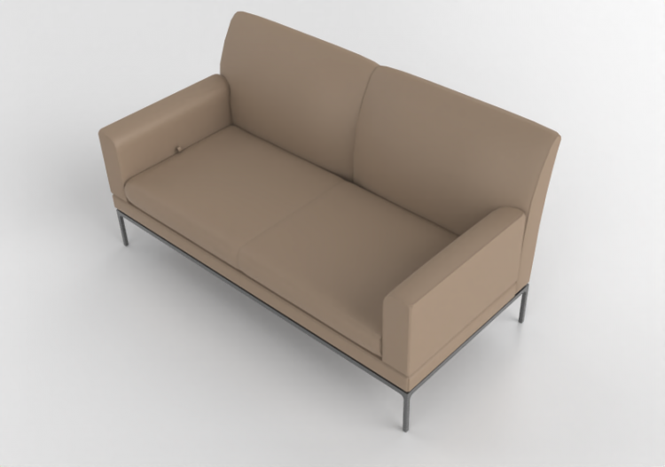 3D Sessel und Sofas - Ledersofa - Jori - Glove Pure - SO165...