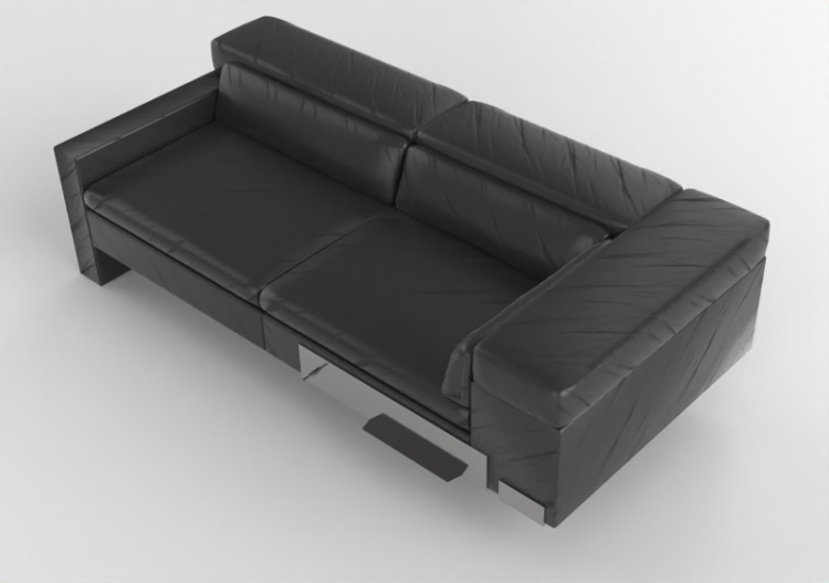 3D Sofa - Leather sofa - Jori - Shiva - CS207L - ACCA...