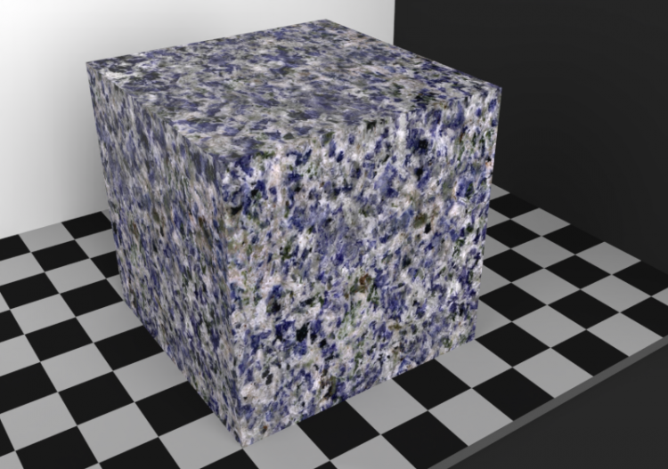 Texture granit - Blue king - ACCA software