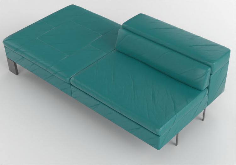 3D Sofa - Leather sofa - Jori - Shiva - BS197L - ACCA...