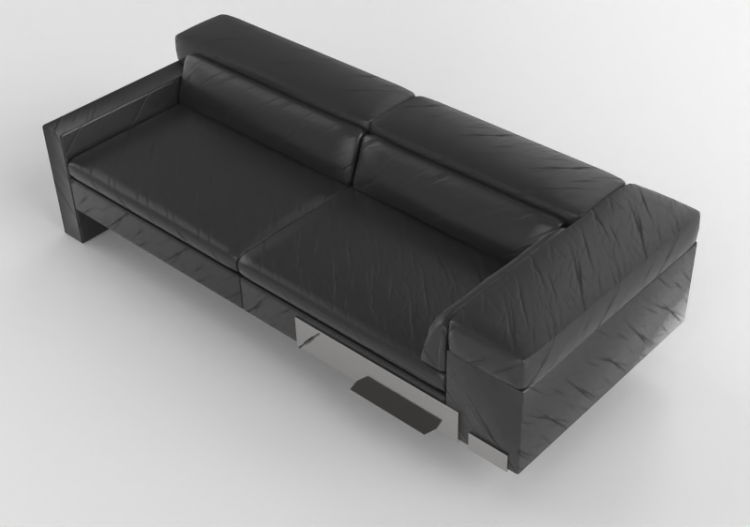 3D Sofa - Leather sofa - Jori - Shiva - CS231L - ACCA...