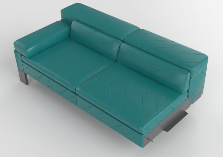 Poltronas y Sofás 3D - Sofá de piel - Jori - Shiva - BS180L...