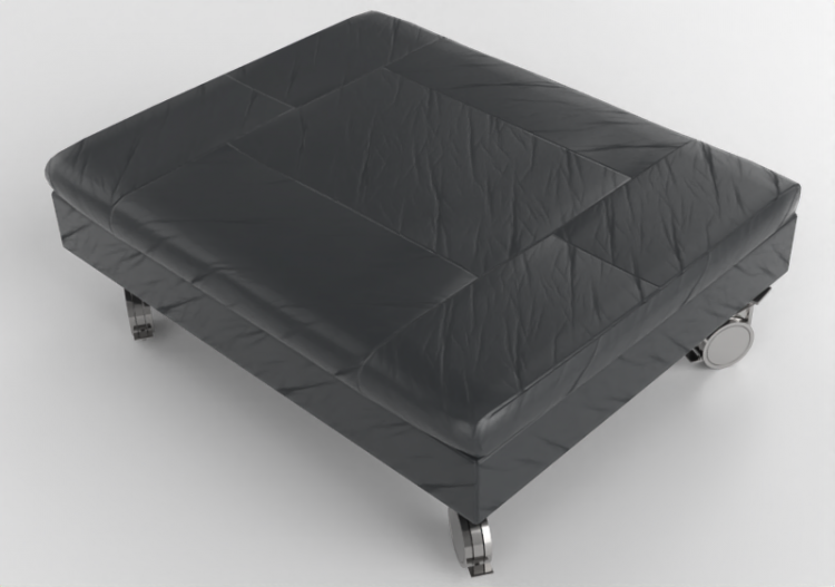3D Sofa - Leather Pouf - Jori - Shiva - F048120 - ACCA...