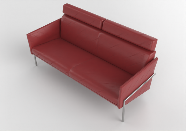Poltronas y Sofás 3D - Sofá de piel - Jori - Tosca Jr -...