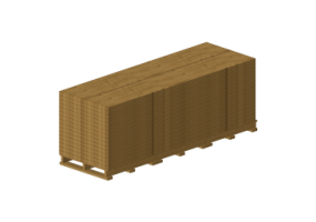 Holzbretter 50x300cm auf Pallet