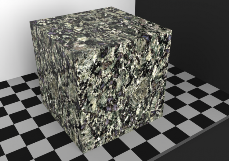 Texture granit - Forest bleue - ACCA software