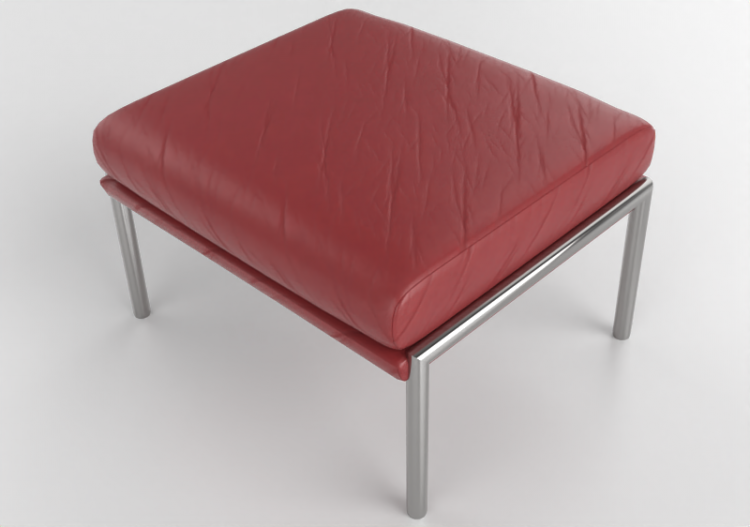 Poltronas y Sofás 3D - Puf de piel - Jori - Tosca Jr -...
