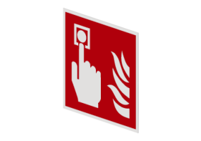 Fire alarm button - F005