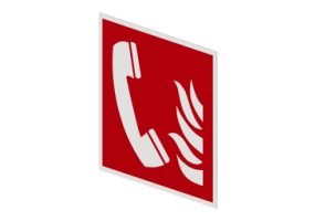 Telefono da usare in caso di incendio - F006