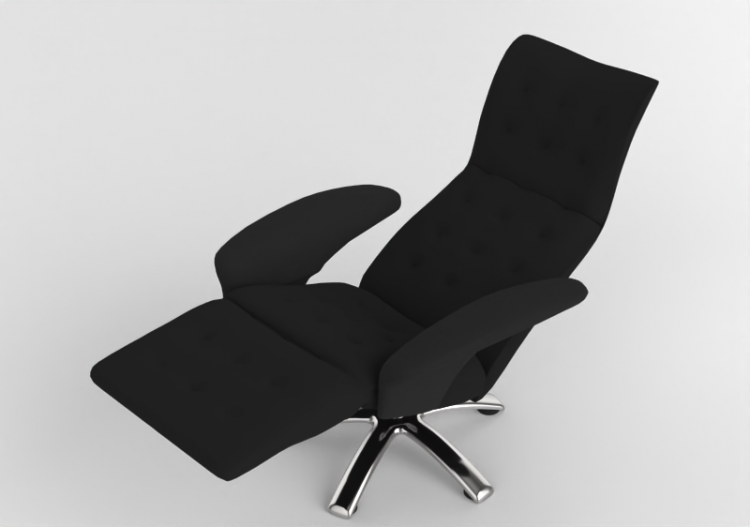 3D Sofa - Leather Armchair - Jori - Square - MOMA CA5BCM -...