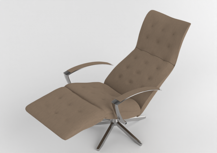 3D Sofa - Leather Armchair - Jori - Square - MOMA AA5BUA -...