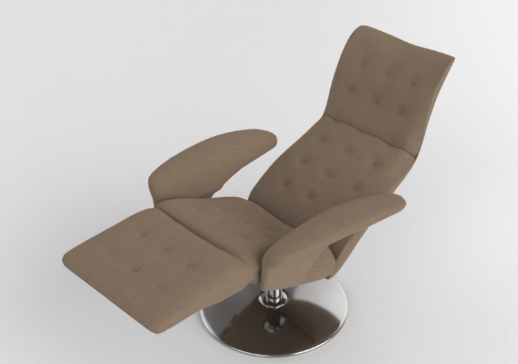 3D Sofa - Leather Armchair - Jori - Square - MOMA CARBAB -...