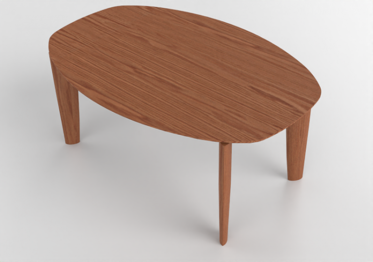 Mesas 3D - Mesa de madeira - Jori - Rialto - TO180W - ACCA...