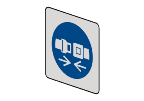 Fasten the seat belt - M020