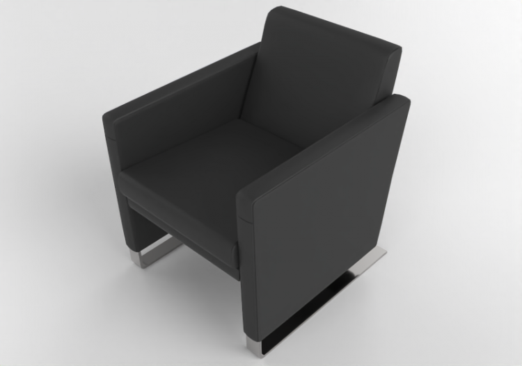 Poltronas y Sofás 3D - Sillón de piel - Jori - Navy -...