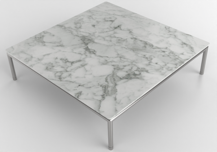 3D Tisch - Couchtisch aus Marmor - Cappellini - High Time -...