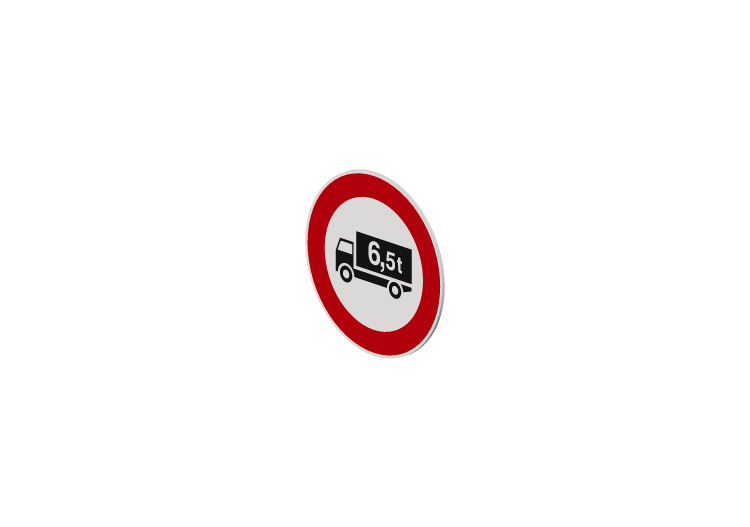 Transit verboten für Fahrzeuge mit einer vollen Ladung von... Transit verboten für Fahrzeuge mit einer vollen Ladung von...