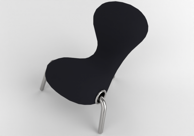 3D Sofa - Fabric Armchair - Cappellini - Embryo - EC1 -...