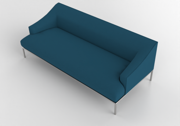 3D Sofa - Fabric Sofa - Cappellini - High Time - HGT2 -...