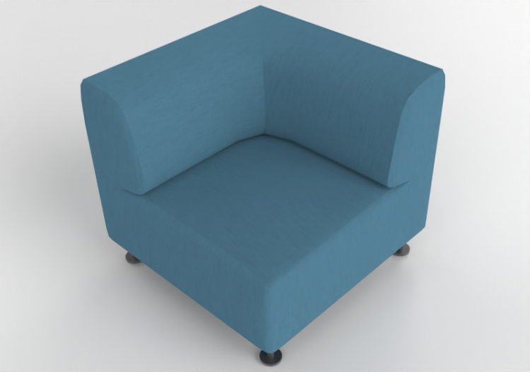 3D Sofa - Fabric Armchair - Cappellini - Gambetta - GM3 -...