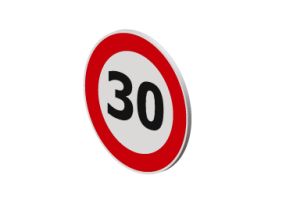 Limite massimo di velocit&agrave; 30