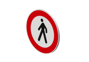 Interdit aux pi&eacute;tons