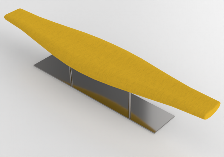 Divans 3D - Banc en tissu - Cappellini - Inout - IO2TS -...