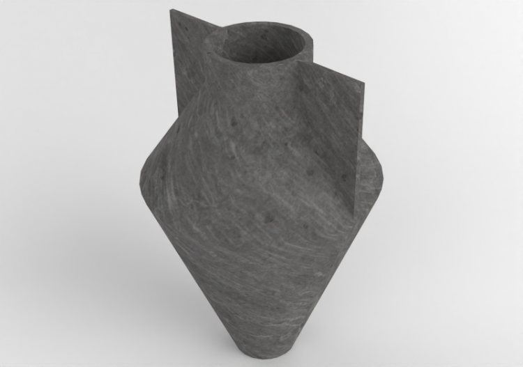 Accessoires 3D - Pot en pierre - Cappellini - Jana -...