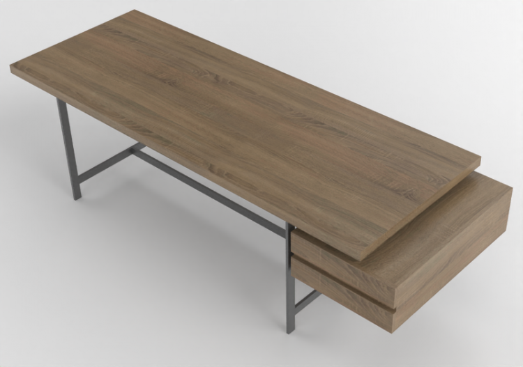 3D Schreibtische - Schreibtisch aus Holz - Cappellini -...