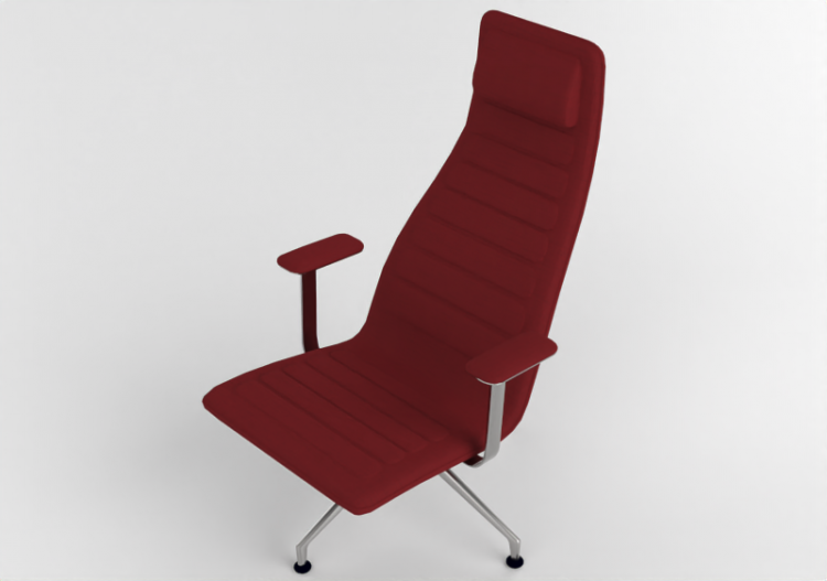 椅子 - Fabric chair - Cappellini - Lotus Attesa - LS1CB -...