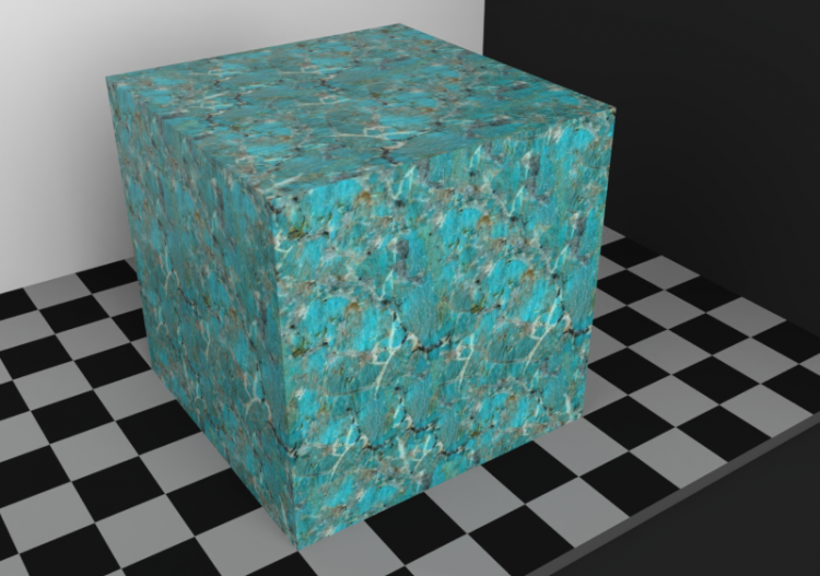Texture marbre - Amazonite - ACCA software
