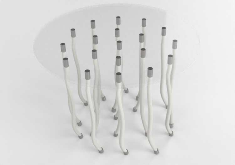 3D Tables - Glass Coffee table - Cappellini - Org - OG5 -...