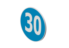 Velocidad m&iacute;nima de 30 Km/h