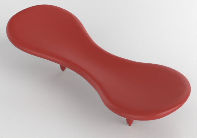 Sillas 3D - Banco de fibra de vidrio - Cappellini - Orgone...
