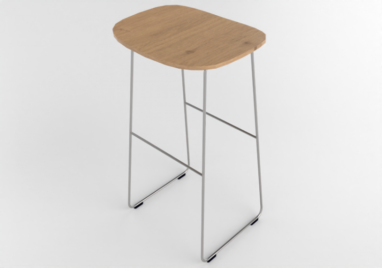 Chaises 3D - Tabouret en bois - Cappellini - Morrison -...